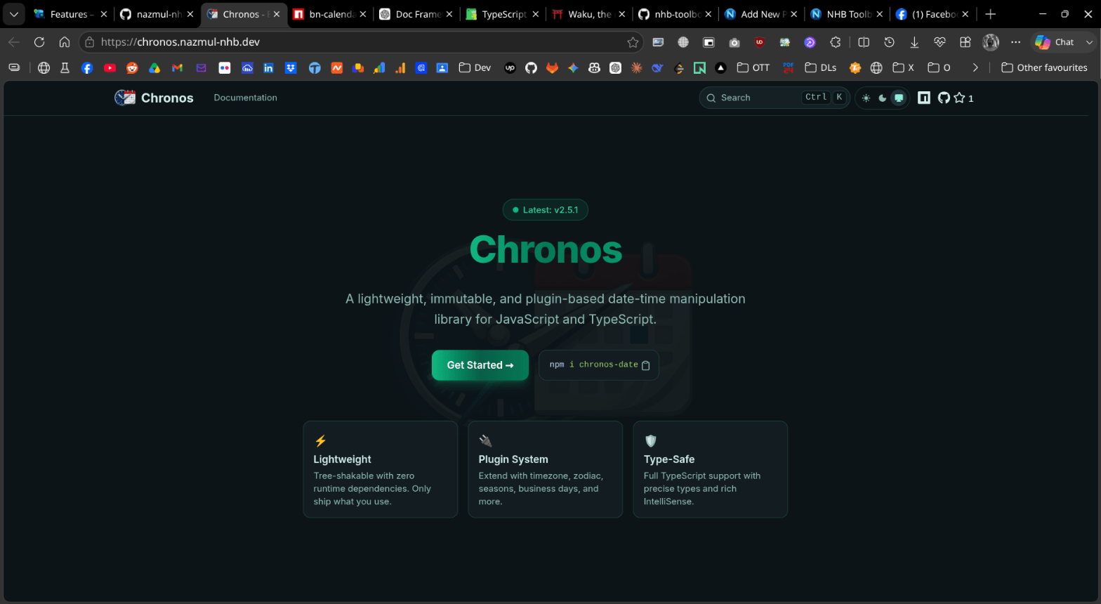 Chronos Date - Screenshot 1